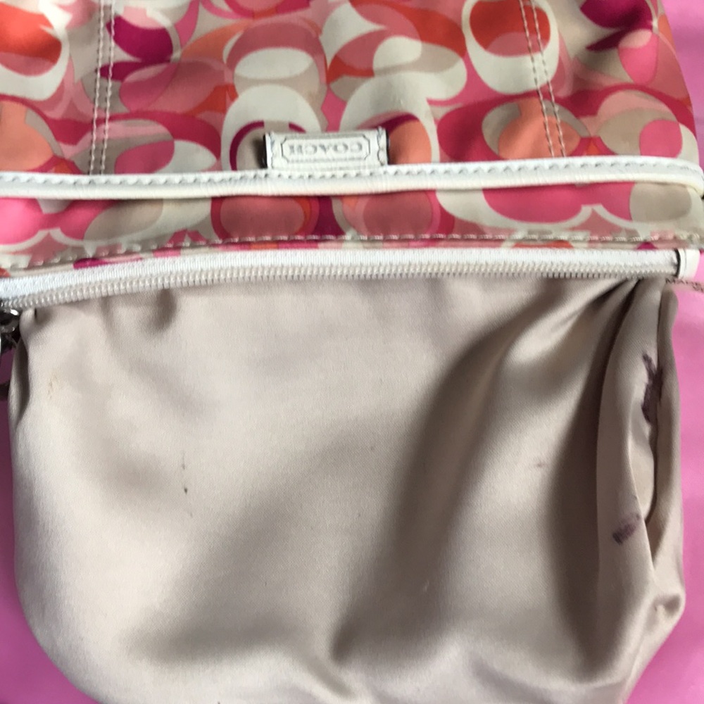 Coach Satin C Pattern Multi-Color Small Bag - image 7